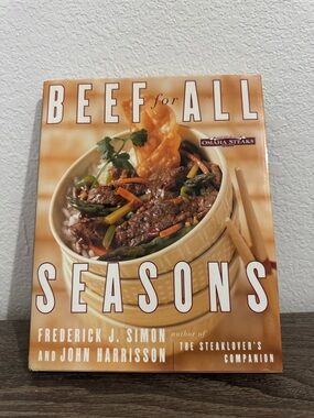 Beef for All Seasons Cookbook by - Cream Cover